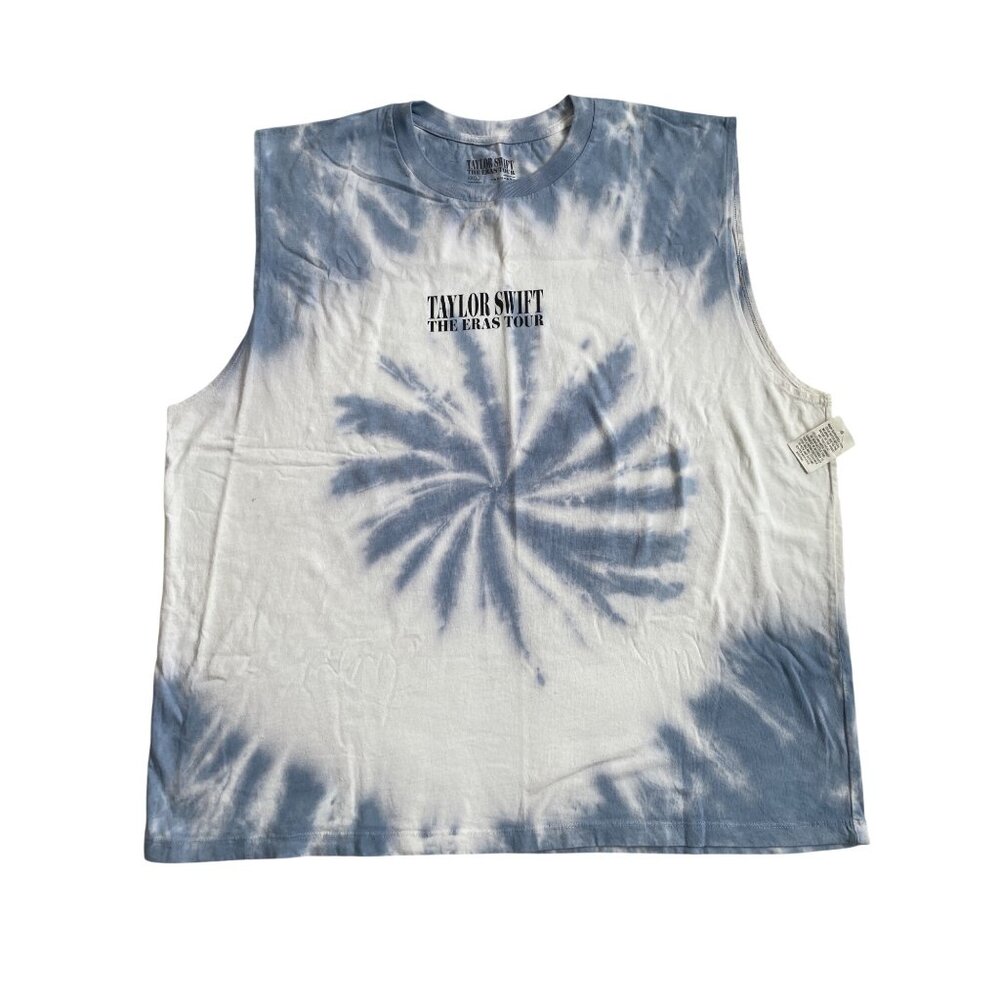 Women's 2XL XXL Eras Tour Concert Merch Swag Tie Dye Graphic Tank Top NWT - Picture 2 of 6